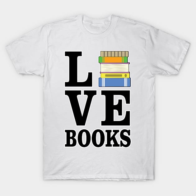 Love Books T-Shirt by DesignWood Atelier